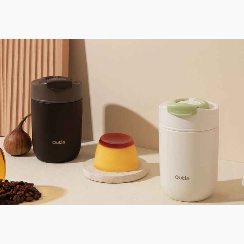 Cană termică OutIn Travel Tumbler 350 ml sand white 4