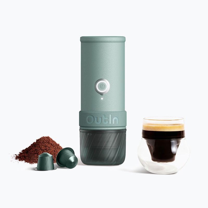 Mașină de cafea portabilă OutIn Mino canyon green 5