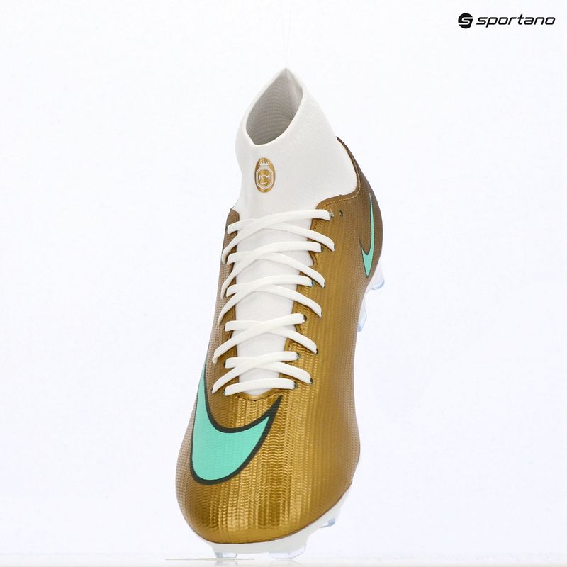 Încălțăminte de fotbal pentru bărbați Nike Mercurial Superfly 11 Academy "Kylian Mbappé" metallic gold/green glow 17