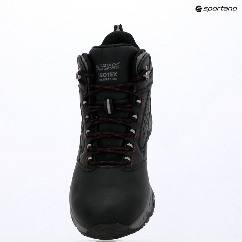 Încălțăminte de trekking pentru bărbați REGATTA Amble Boot Waterproof black/riored 17