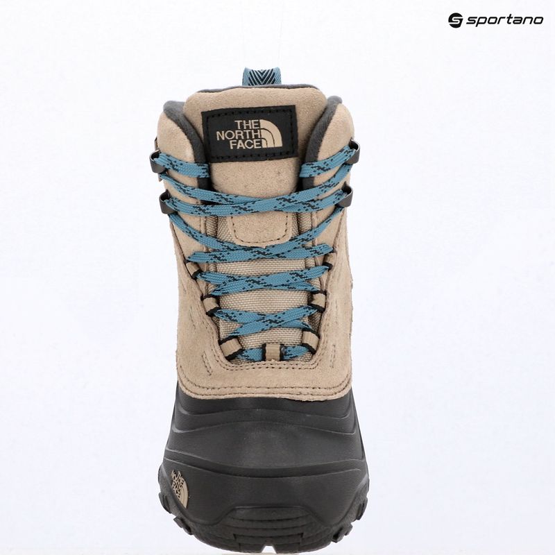 Ghete pentru copii The North Face Chilkat V Lace Wp timeless taupe/pale teal 15