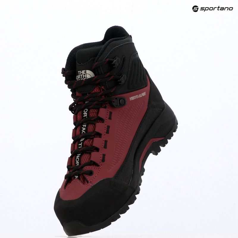 Încălțăminte de abordare pentru femei The North Face Verto Alpine Mid GTX burgundy crush/tnf black 15