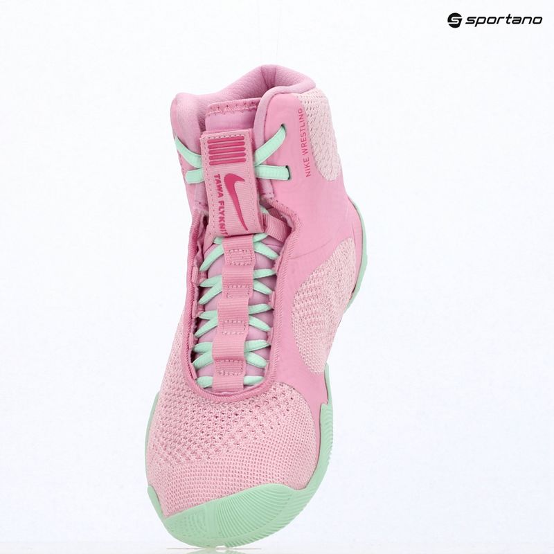 Încălțăminte de lupte Nike Tawa pink foam/pink rise/arctic green/desert pink 9