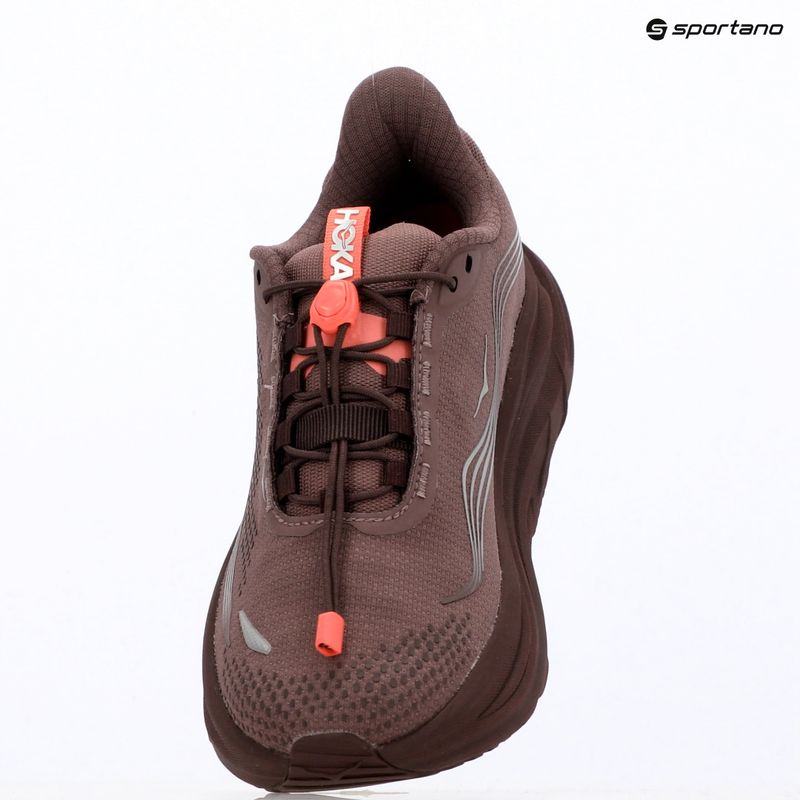 Încălțăminte de alergare pentru femei HOKA Clifton 11 GTX Wide smoky quartz/deep mauve 18