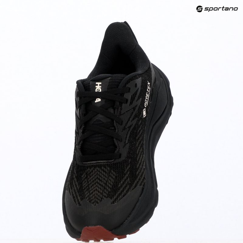 Încălțăminte de alergare pentru femei HOKA Challenger 8 GTX black/varsity burgundy 10