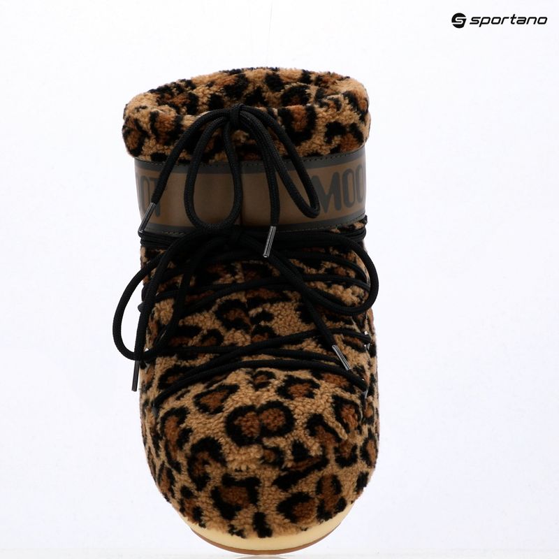 Ghete pentru femei Moon Boot Icon Low Fleece Leopard cognac/cocoa 11