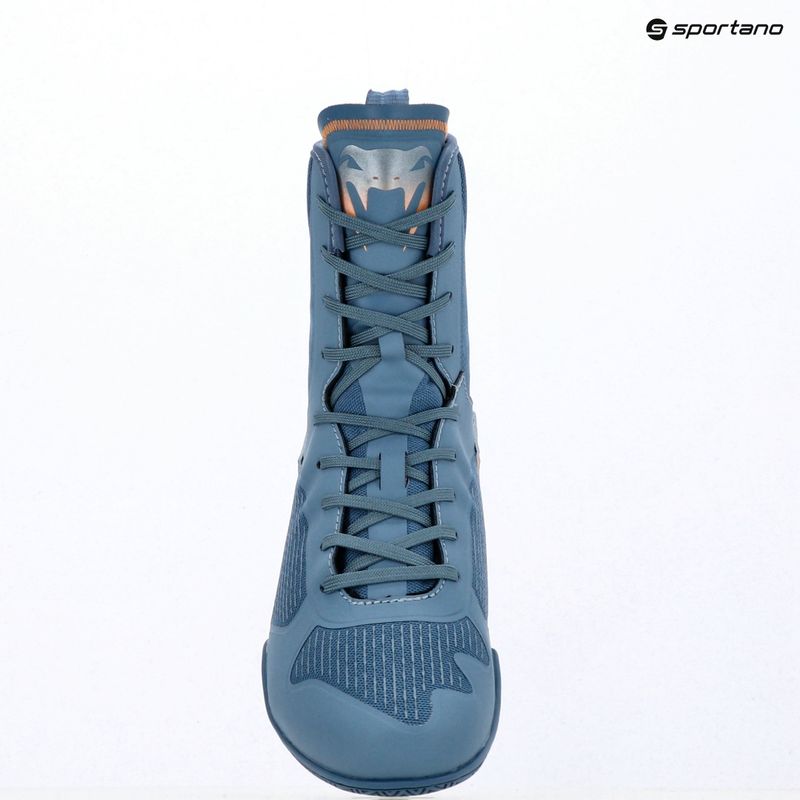 Încălțăminte de box Venum Elite Neo Boxing steel blue/orange 14