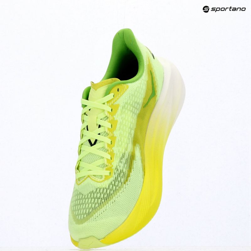 Încălțăminte de alergare pentru bărbați HOKA Mach 7 neon yuzu/hoka citrus 18