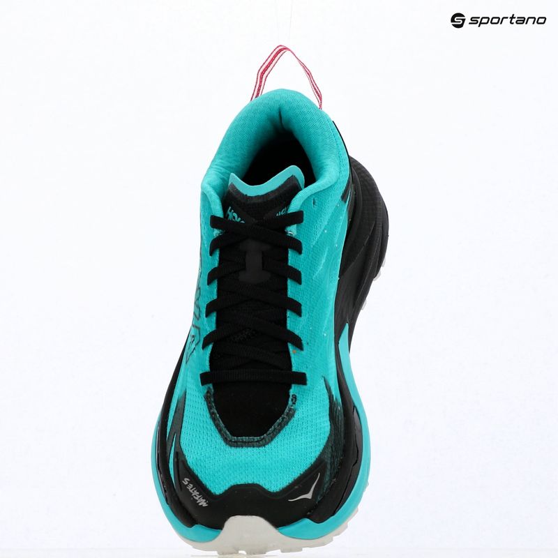 Încălțăminte de alergare pentru femei HOKA Mafate 5 black/electric aqua 17