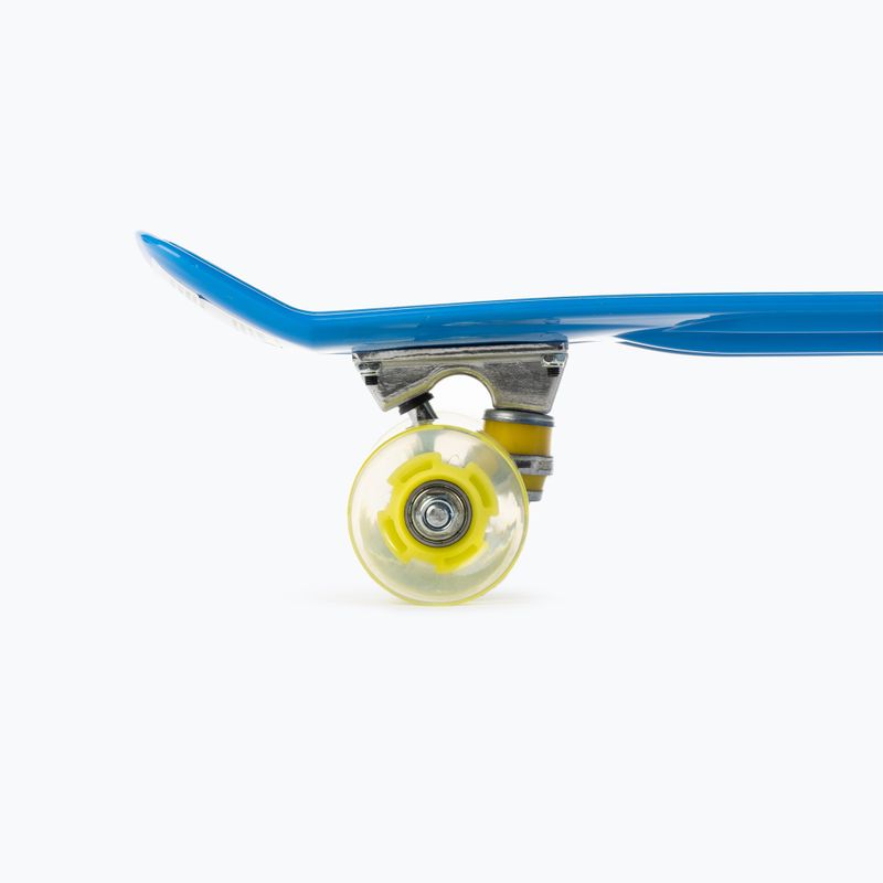 Skateboard clasic pentru copii LED Mechanics albastru PW 506 5