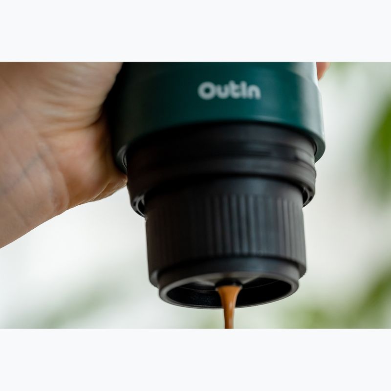 Mașină de cafea portabilă OutIn Nano Portable Espresso outi teal 7