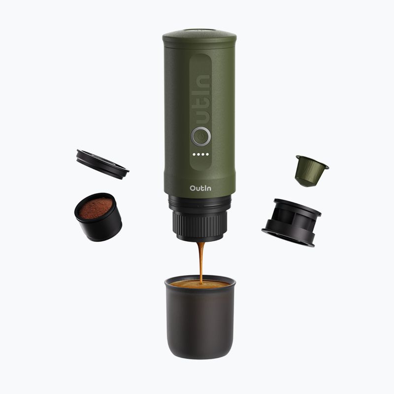 Mașină de cafea portabilă OutIn Nano Portable Espresso forest green 2