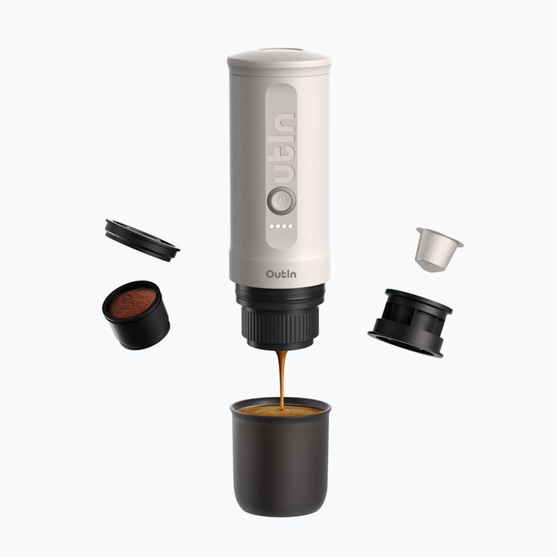 Mașină de cafea portabilă OutIn Nano Portable Espresso peal white 2