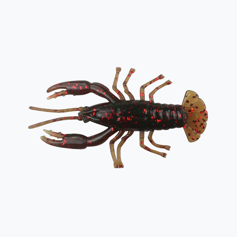 Relax Crawfish 2 Standard 4 buc. Motor Oil-Red Glitter CRF2-S