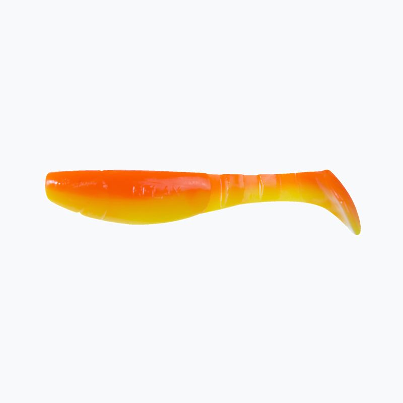 Relax Hoof 4 Laminated rubber lure 4 buc. Portocaliu / Galben BLS4-L