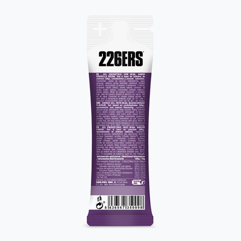 Set de geluri energetice 226ERS High Energy BCAA 24 szt. x 76 g coacăze negre 3