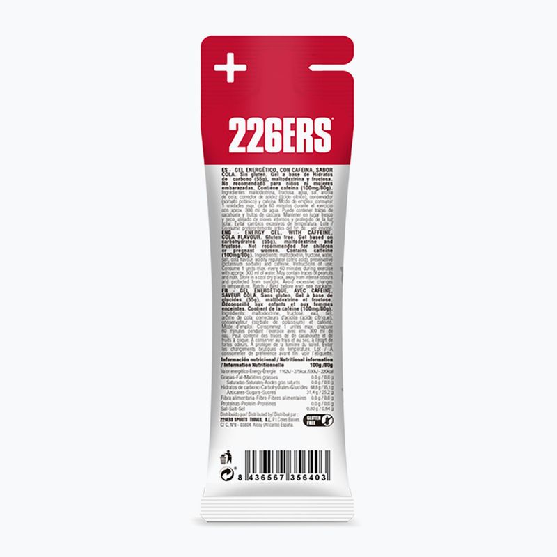 Set de geluri energetice 226ERS High Fructose Caffeine 24 szt. x 80 g cola 3