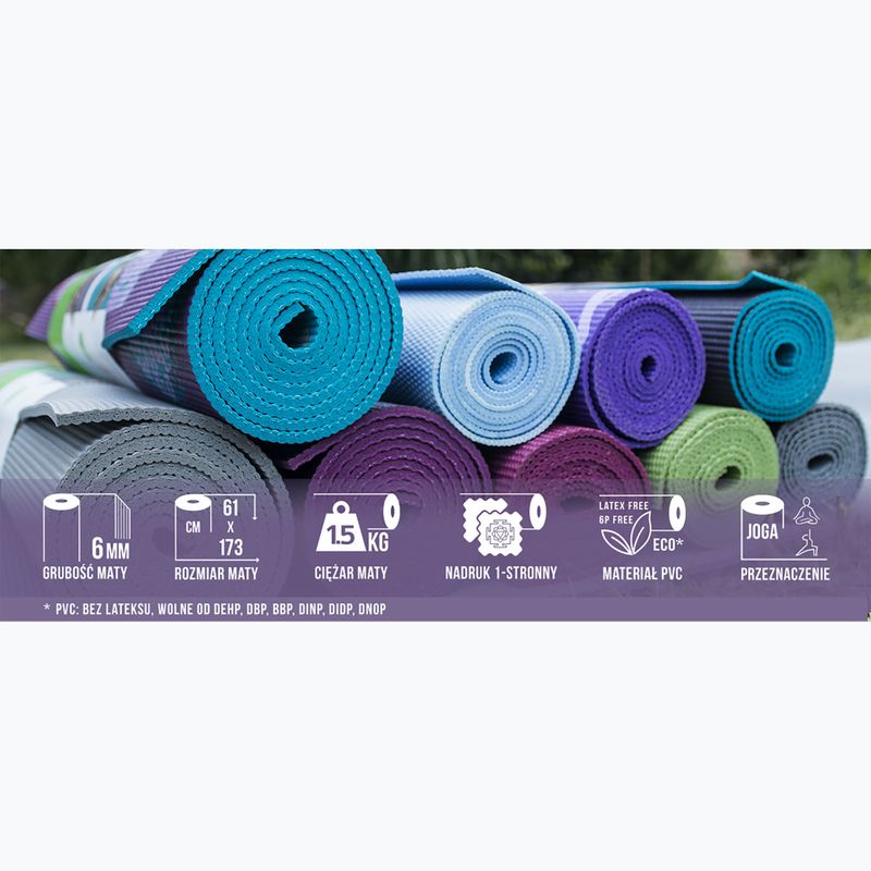 Covoraș de yoga Gaiam Mettalic Sun 6 mm mettalic sun 7