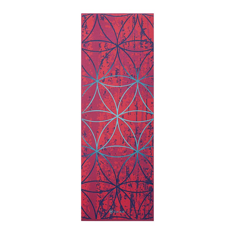 Covoraș de yoga pentru femei Gaiam Radience roz 63491 5