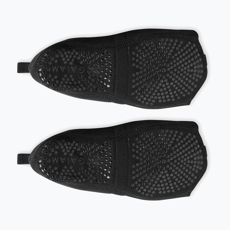 Șosete Gaiam Grippy Yoga Studio black/blue/green 3