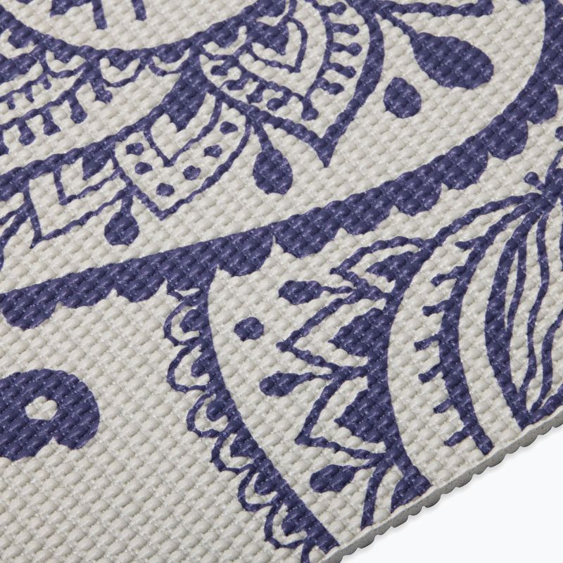Covoraș de yoga Gaiam Sustained Yoga grey sundial flower 4