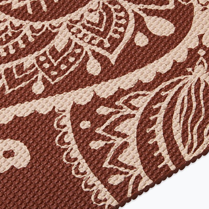 Covoraș de yoga Gaiam Intense Rust Sundial Flower 5 mm intense sundial flower 4