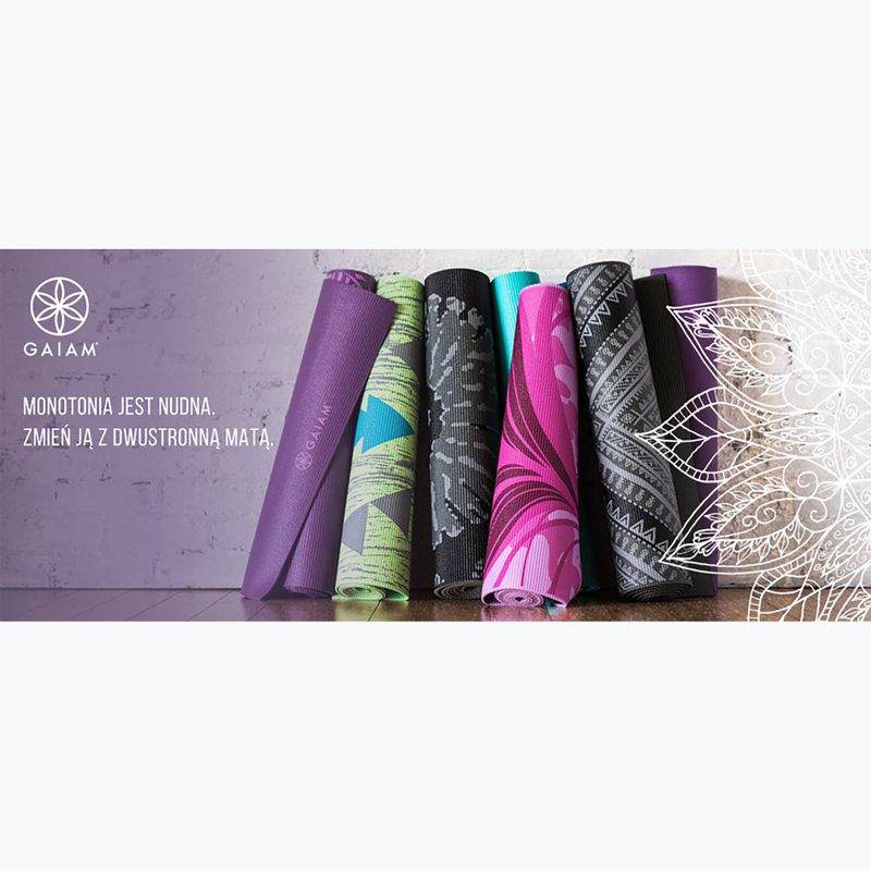 Covoraș de yoga Gaiam Intense Rust Sundial Flower 5 mm intense sundial flower 9