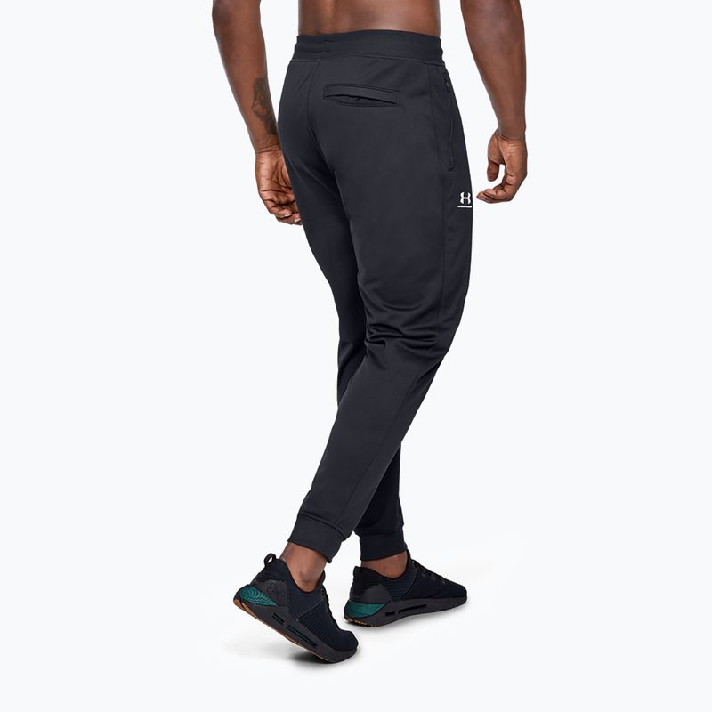 Pantaloni pentru bărbați Under Armour Sportstyle Tricot Jogger black/white 3