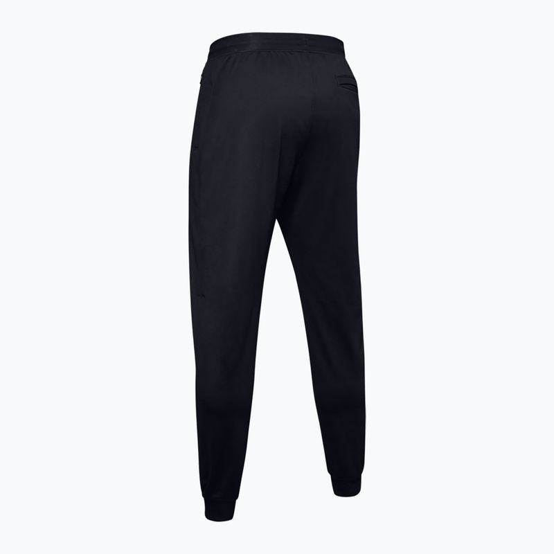 Pantaloni pentru bărbați Under Armour Sportstyle Tricot Jogger black/white 9