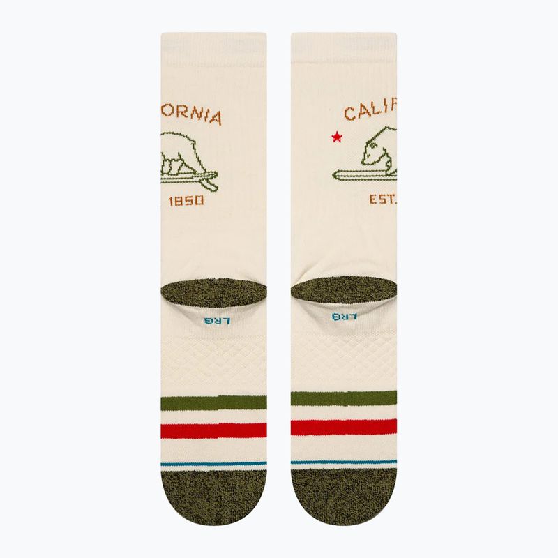 Șosete Stance California Republic 2 off white 3