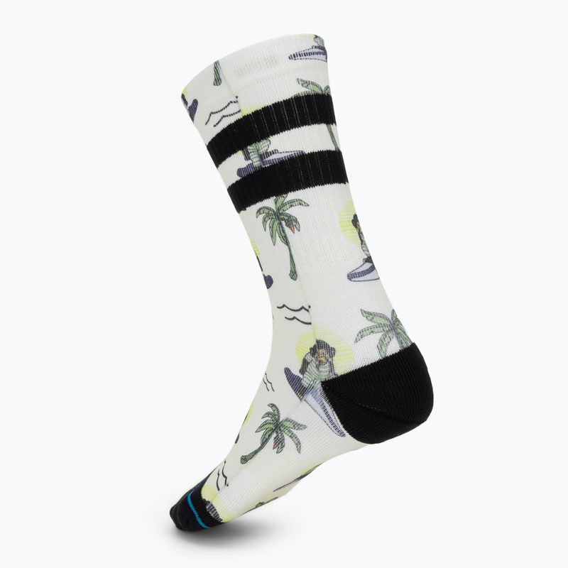 Șosete Stance Surfin Monkey Crew white 2
