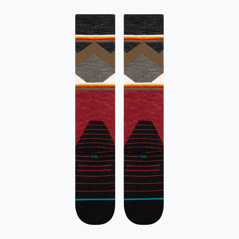 Stance Jimmy Chin Ultralight Wool Snow șosete de schi roșii 3