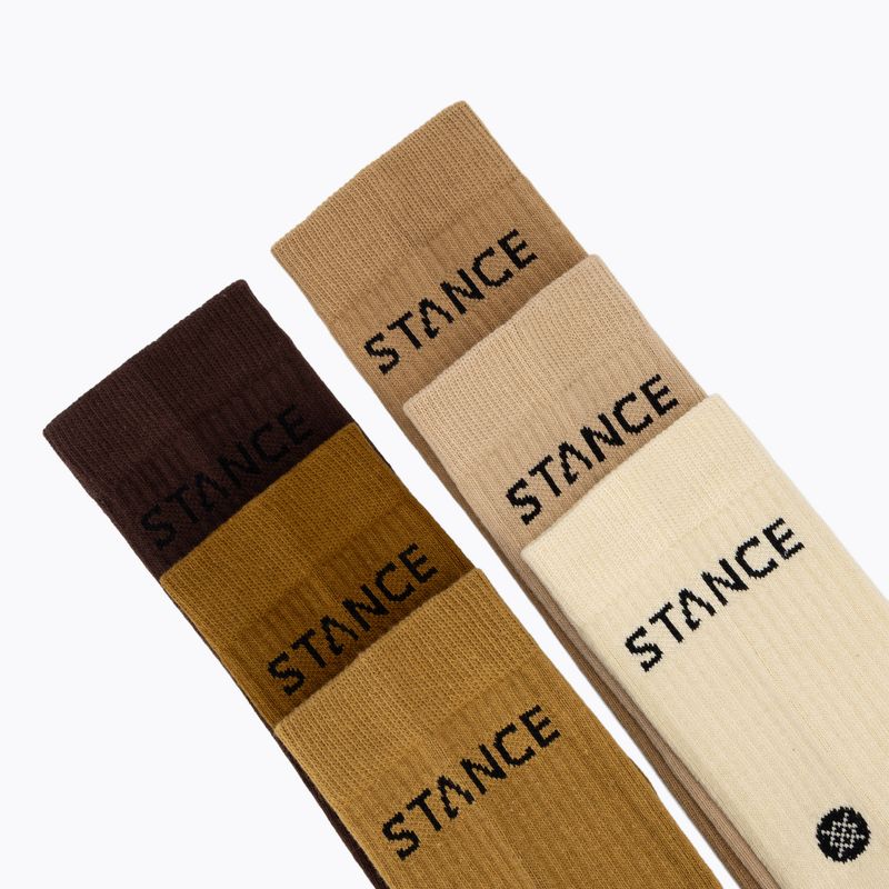 Șosete Stance Origin Crew 6 perechi A556C24ORI cream 10