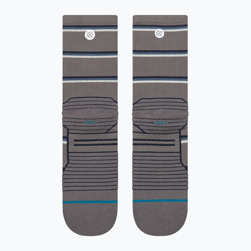 Șosete Stance Multistripe Run Ribbed Crew dark/grey 3
