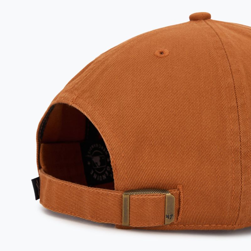 Șapcă 47 Brand MLB New York Yankees CLEAN UP burnt orange 4