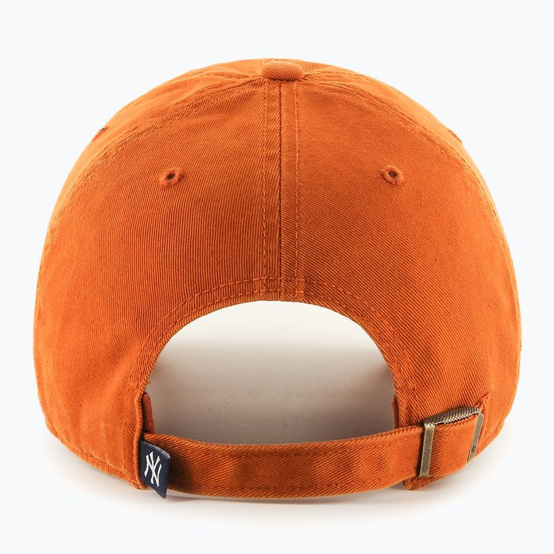 Șapcă 47 Brand MLB New York Yankees CLEAN UP burnt orange 2
