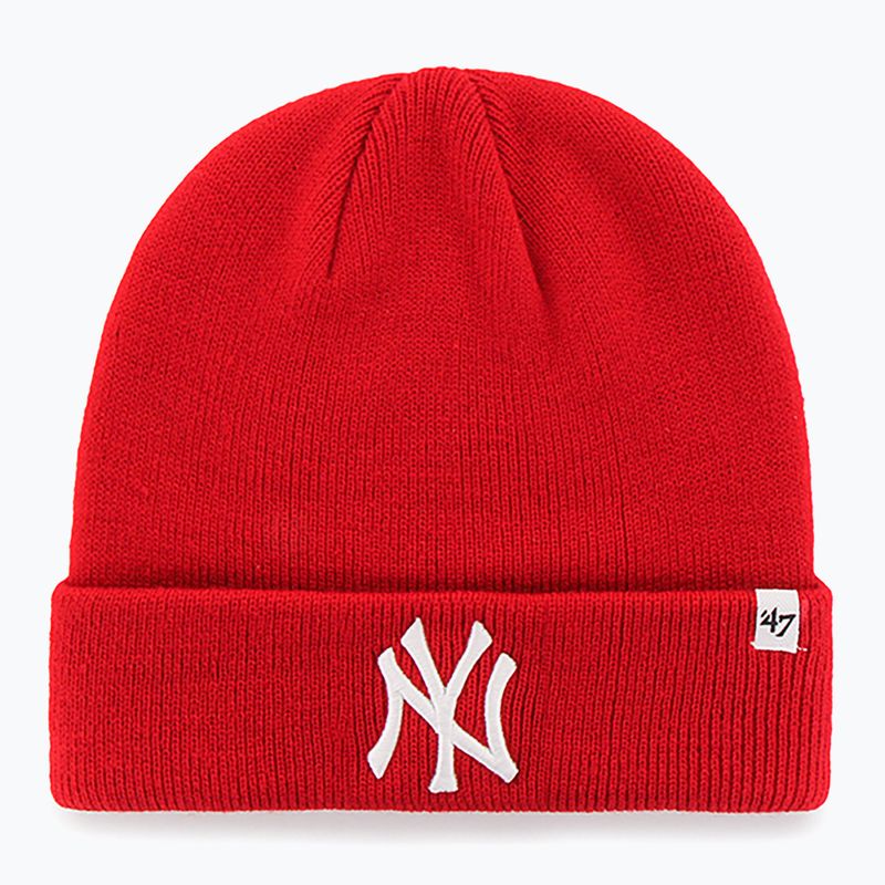 Căciulă de iarnă 47 Brand MLB New York Yankees Raised red