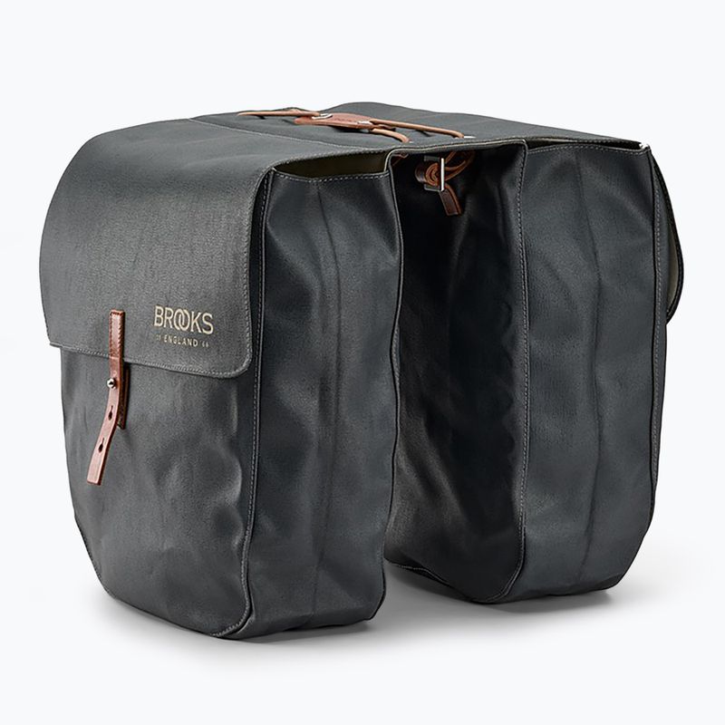 Geantă de bicicletă Brooks England Brick Lane Panniers 30 l grey/honey