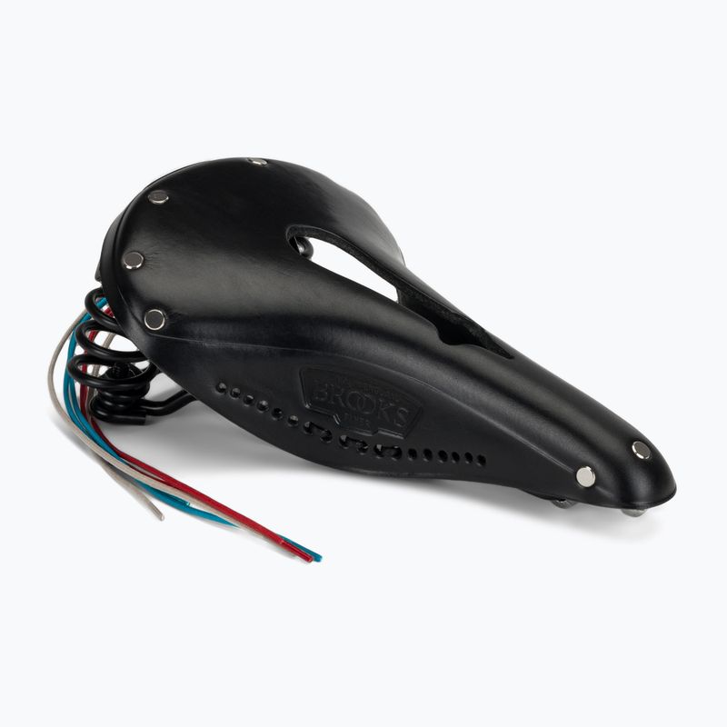 Șa de bicicletă Brooks England Flyer Carved black