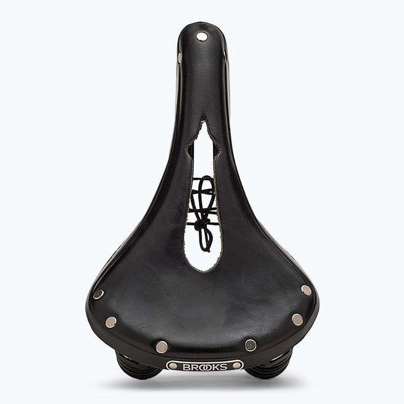 Șa de bicicletă Brooks England Flyer Carved black