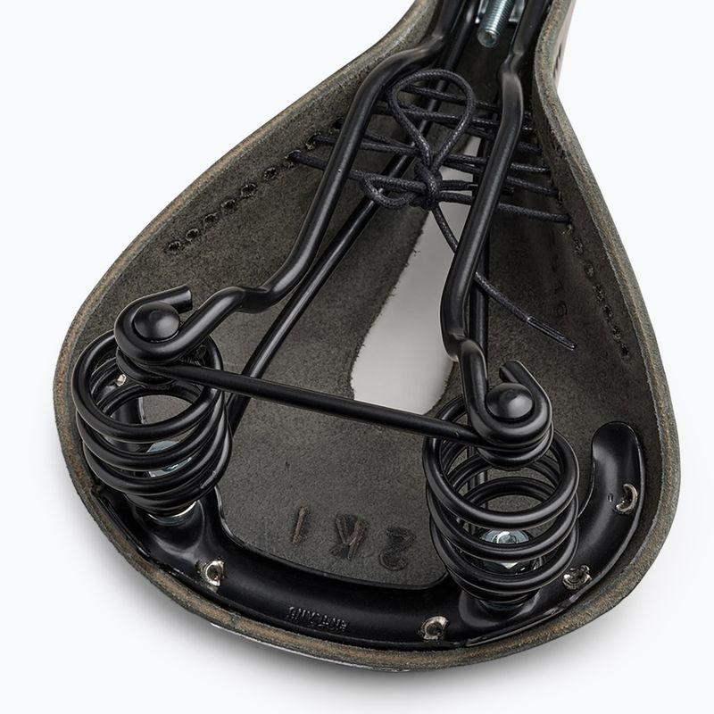 Șa de bicicletă Brooks England Flyer Carved black 7