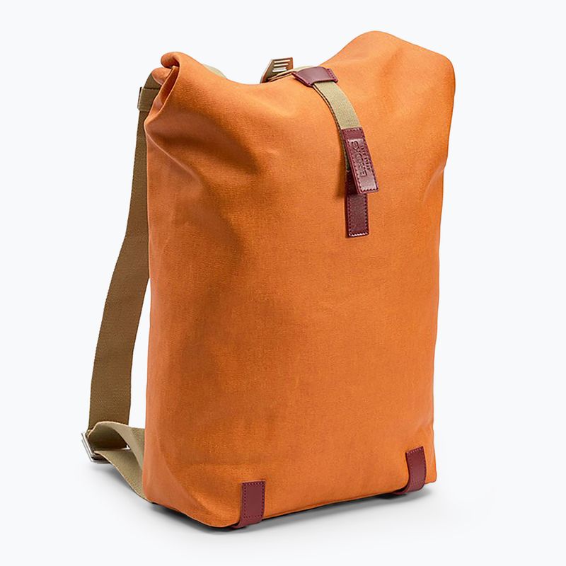 Rucsac de oraș Brooks England Pickwick Cotton Canvas 26 l goose beak/marron 2