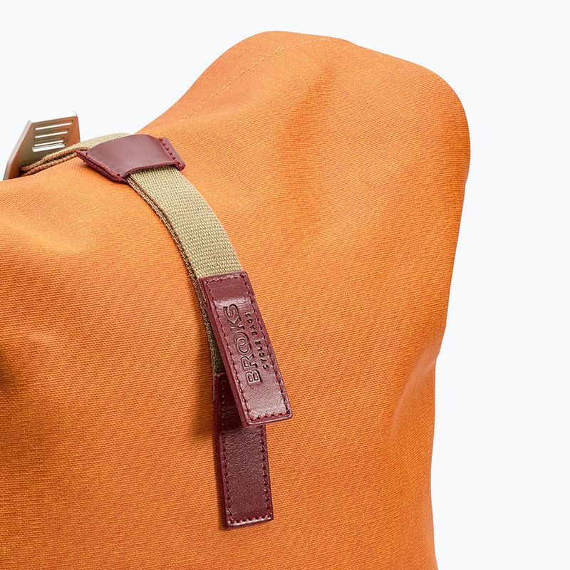 Rucsac de oraș Brooks England Pickwick Cotton Canvas 26 l goose beak/marron 8