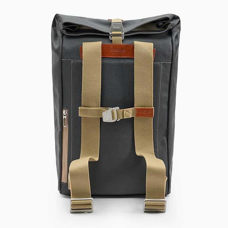 Rucsac de oraș Brooks England Pickwick Cotton Canvas 26 l grey/honey 3