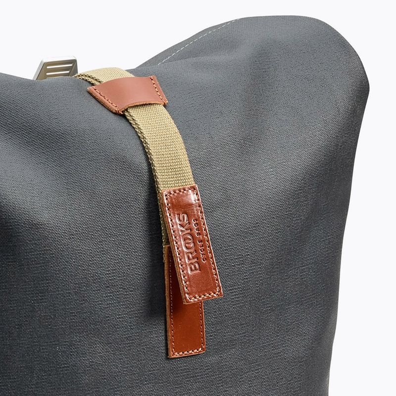 Rucsac de oraș Brooks England Pickwick Cotton Canvas 26 l grey/honey 8