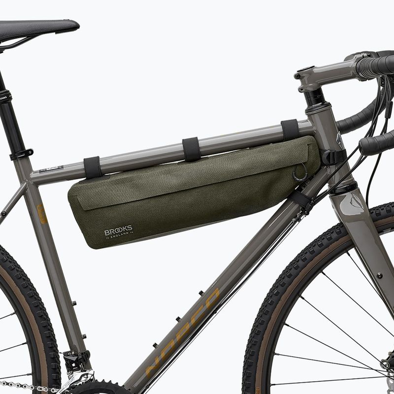 Geantă de bicicletă pentru cadru Brooks England Scape 3 l mud green 5