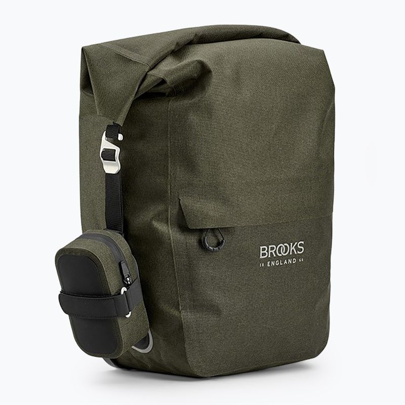 Geantă de bicicletă Brooks England Scape Pannier Large 18-22 l mud green 5