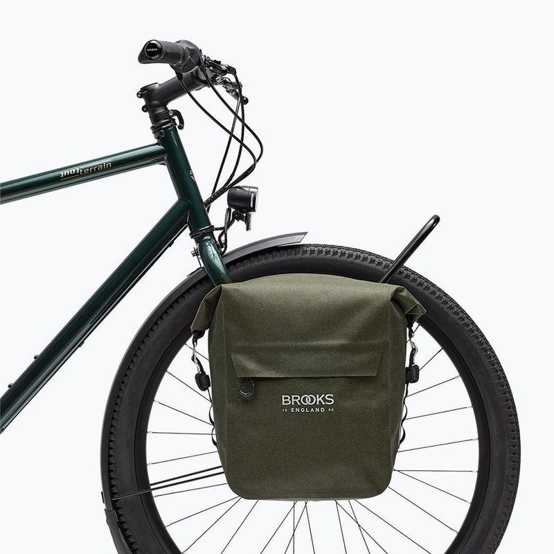 Geantă de bicicletă Brooks England Scape Pannier Small 10-13 l mud green 6
