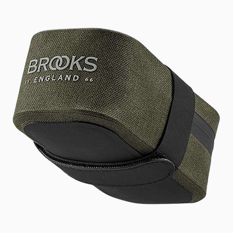 Geantă de bicicletă sub șa Brooks England Scape Pocket Bag 0,7 l  mud green 3