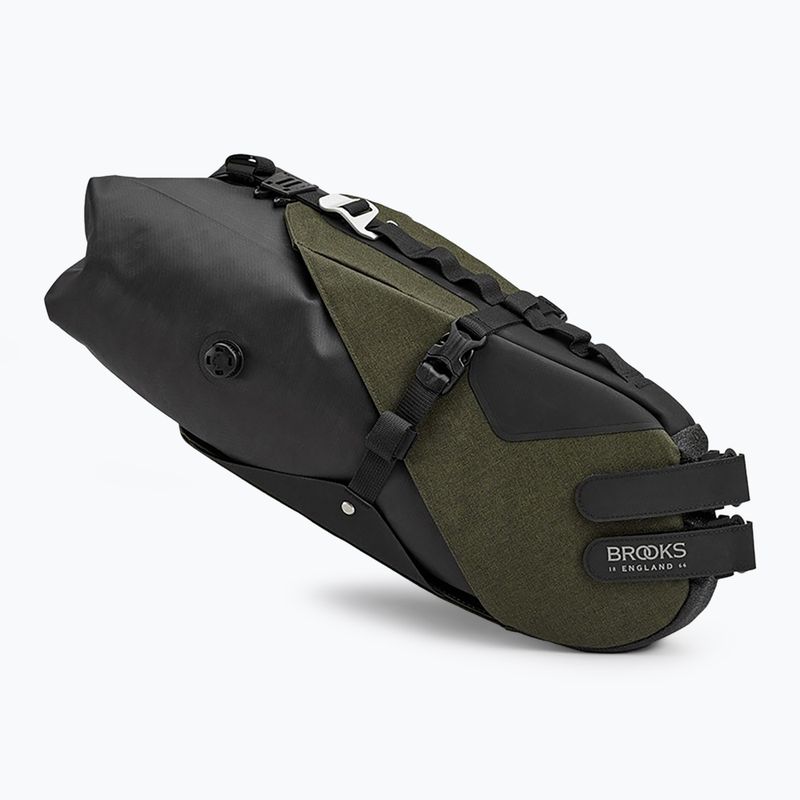 Geantă de bicicletă sub șa Brooks England Scape Seat Bag 8 l mud green 2